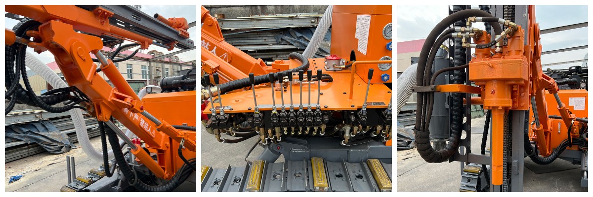 Crawler open-pit down-the-hole drilling rig