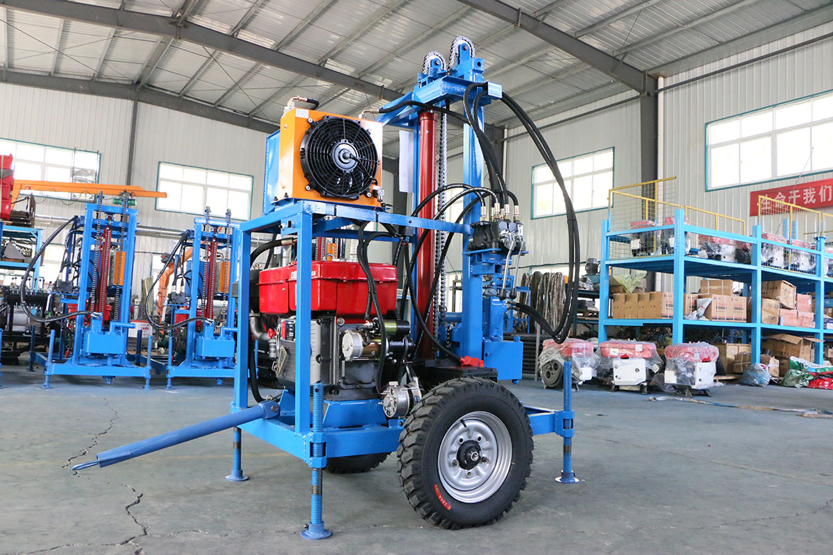 Small Wheel Drilling Rig