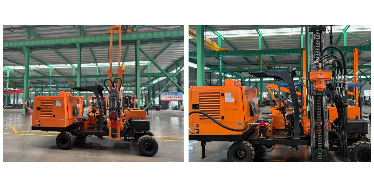 Delme Entegre Otoyol Korkuluğu Kazık Çakma Makinesi