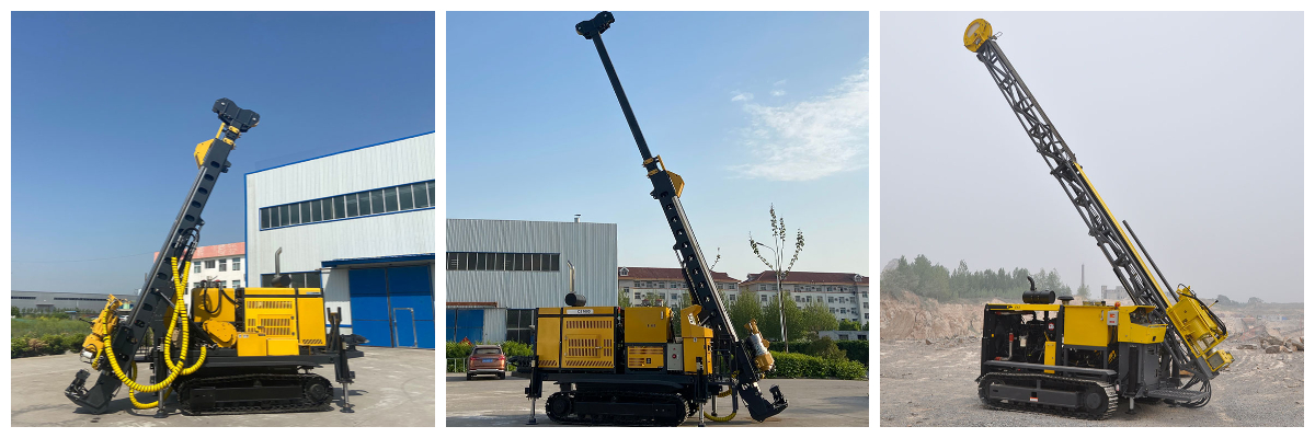 Plataforma de perforación de núcleos sobre orugas