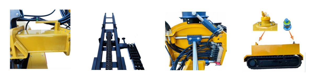 Hincador de pilotes solar inteligente tipo oruga