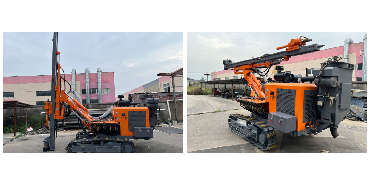 Crawler open-pit down-the-hole drilling rig