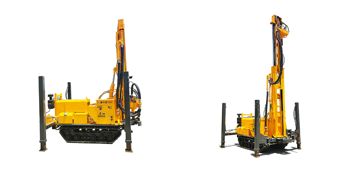 Plataforma de perforación de pozos de agua