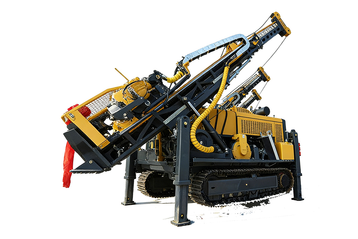 Máy khoan bánh xích thủy lực