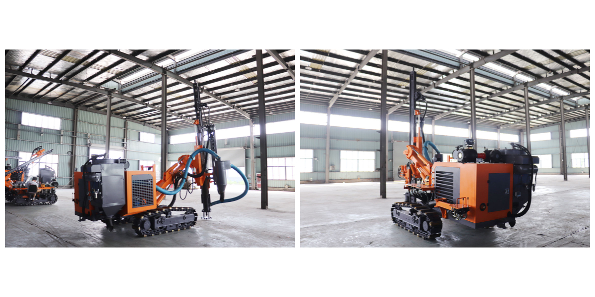 Crawler open-pit down-the-hole drilling rig