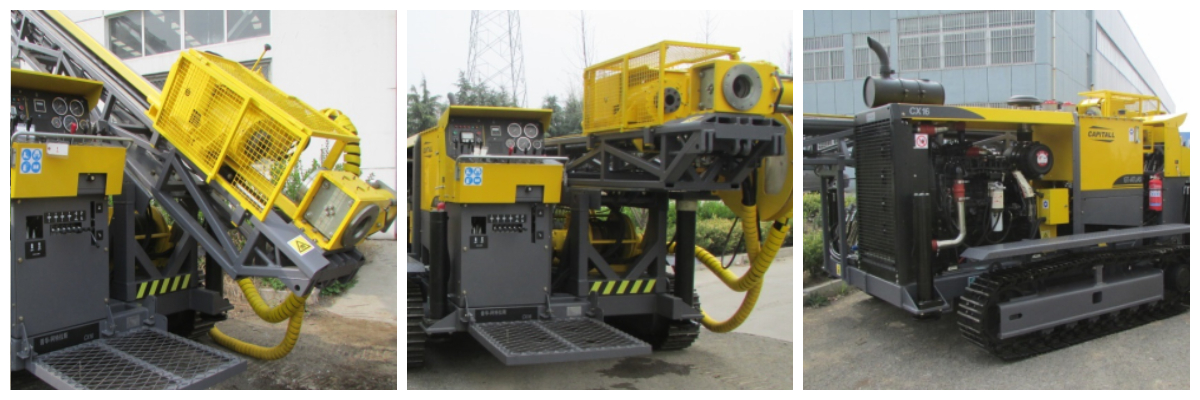 Crawler-mounted core drilling rig 