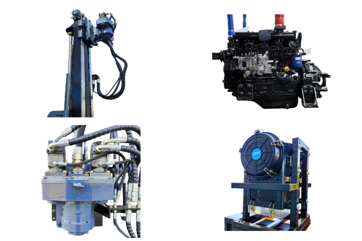 Колесная буровая установка для дорожных ограждений PH530