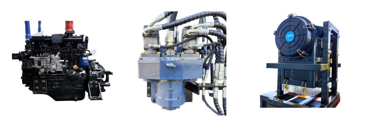 Wheeled Highway Guardrail Drilling Machine