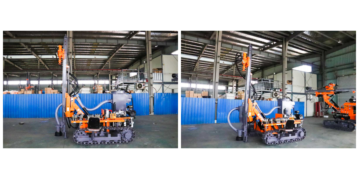 Crawler open-pit down-the-hole drill rig