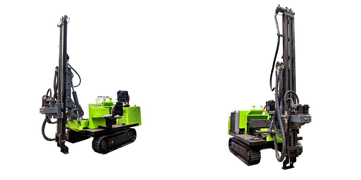 PH539 Hincador de pilotes solar sobre orugas