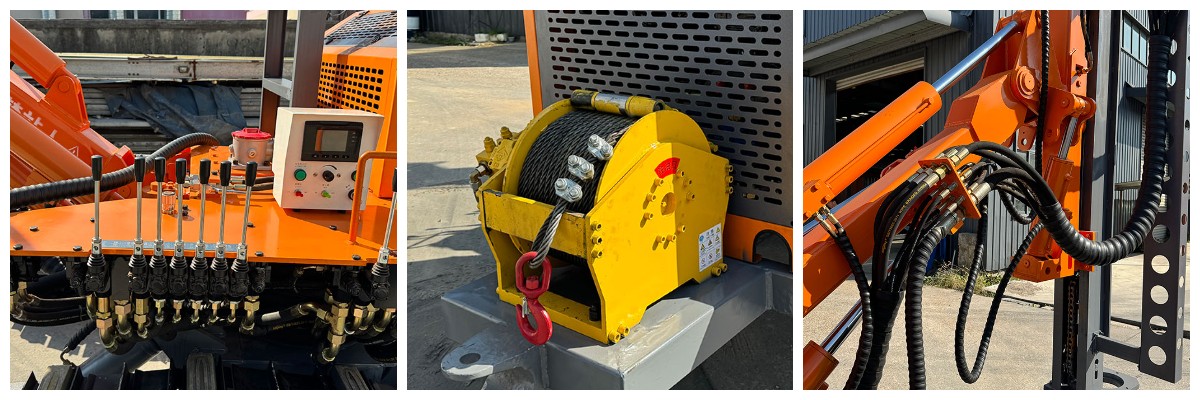 foreuse à ciel ouvert de fond de trou