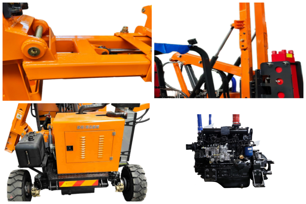 PH390T Perforación con martinete para barandilla de carretera integrada