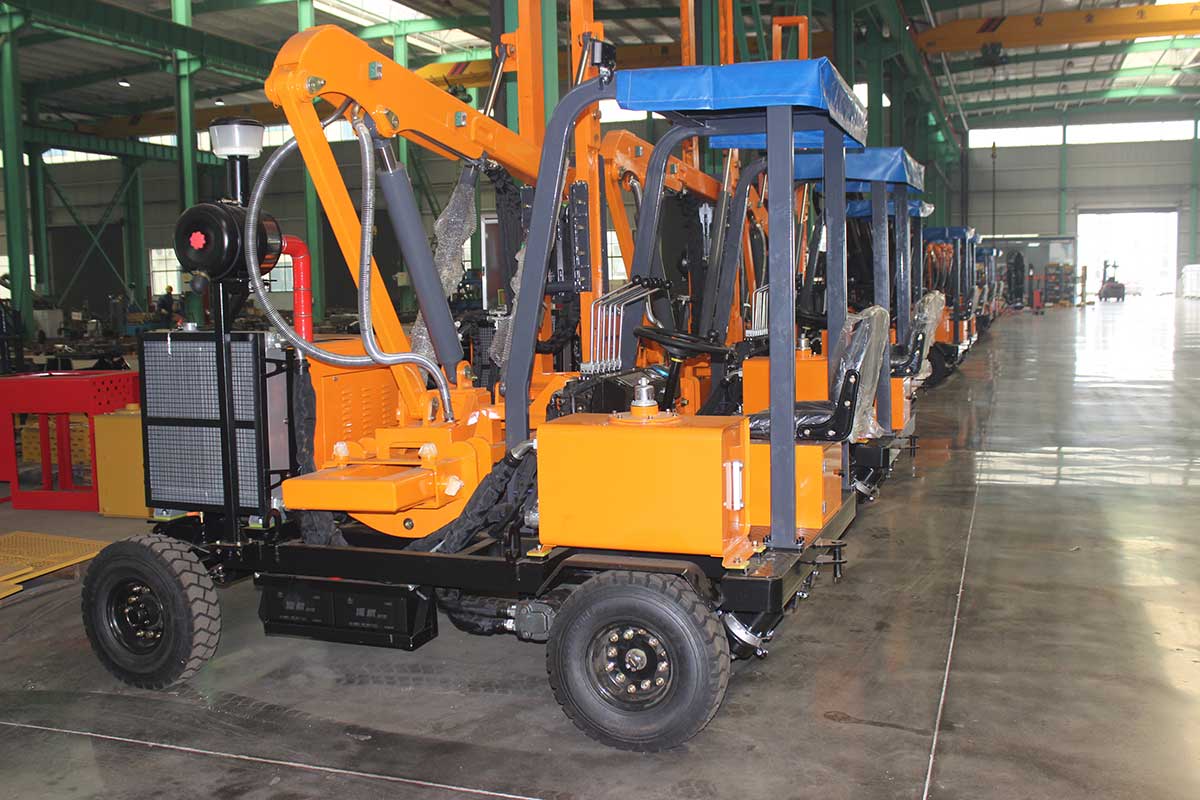 Highway Guardrail Pile Driver PH390