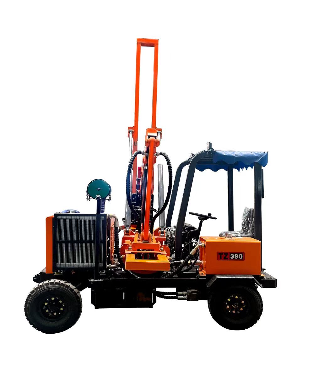 Highway Guardrail Pile Driver