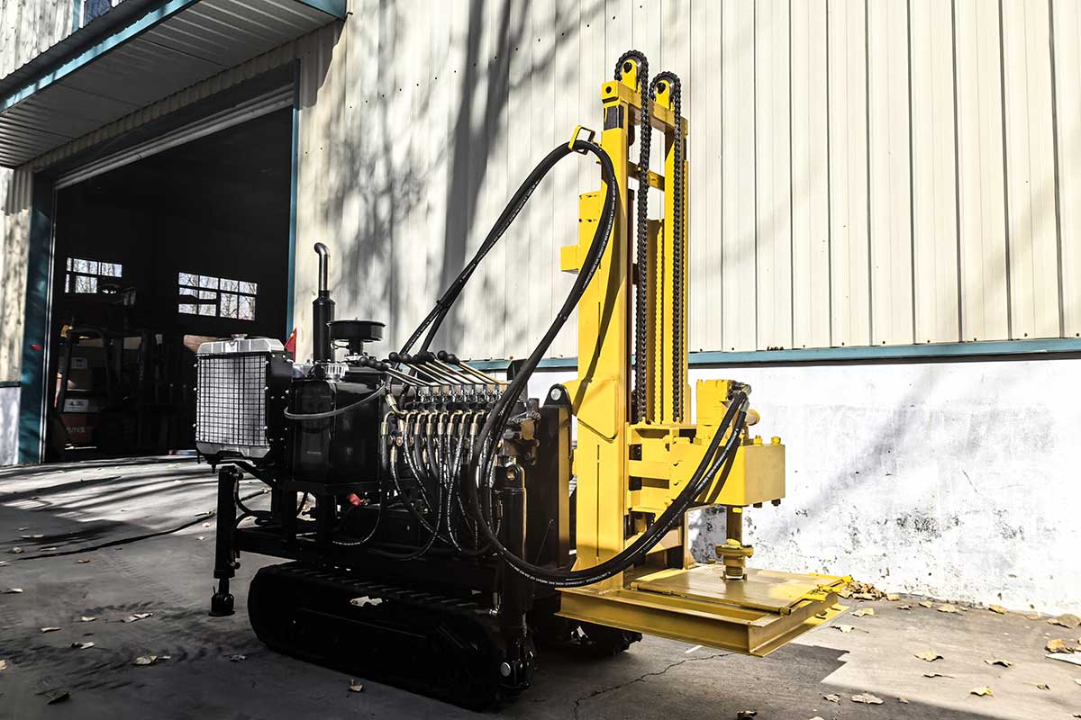 크롤러 소형 시추 장비