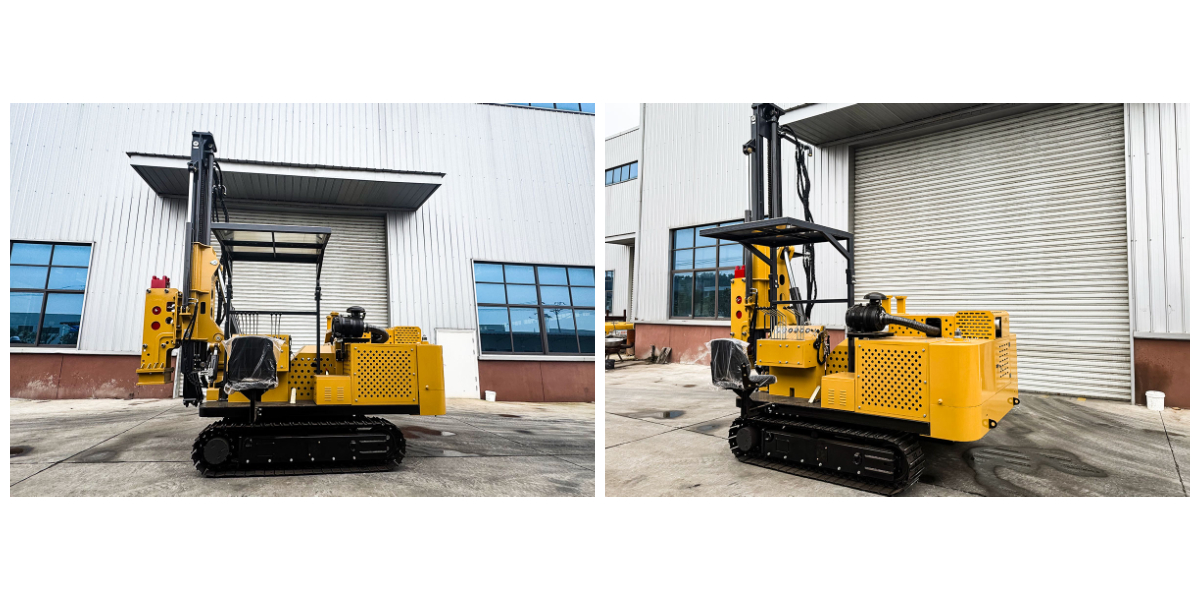 PH536 Hincador de pilotes solar sobre orugas