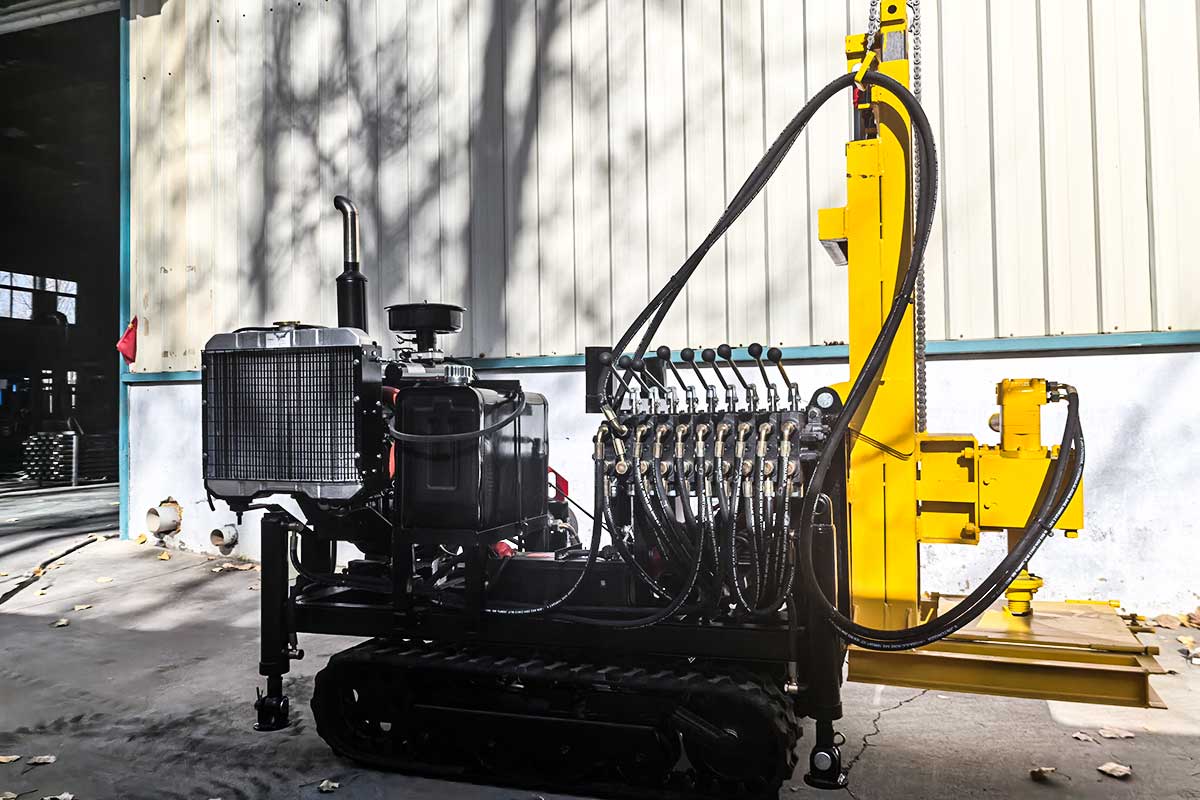 크롤러 소형 시추 장비