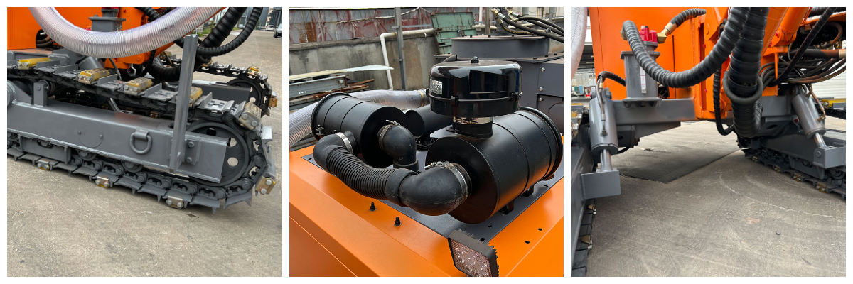 Crawler open-pit down-the-hole drilling rig