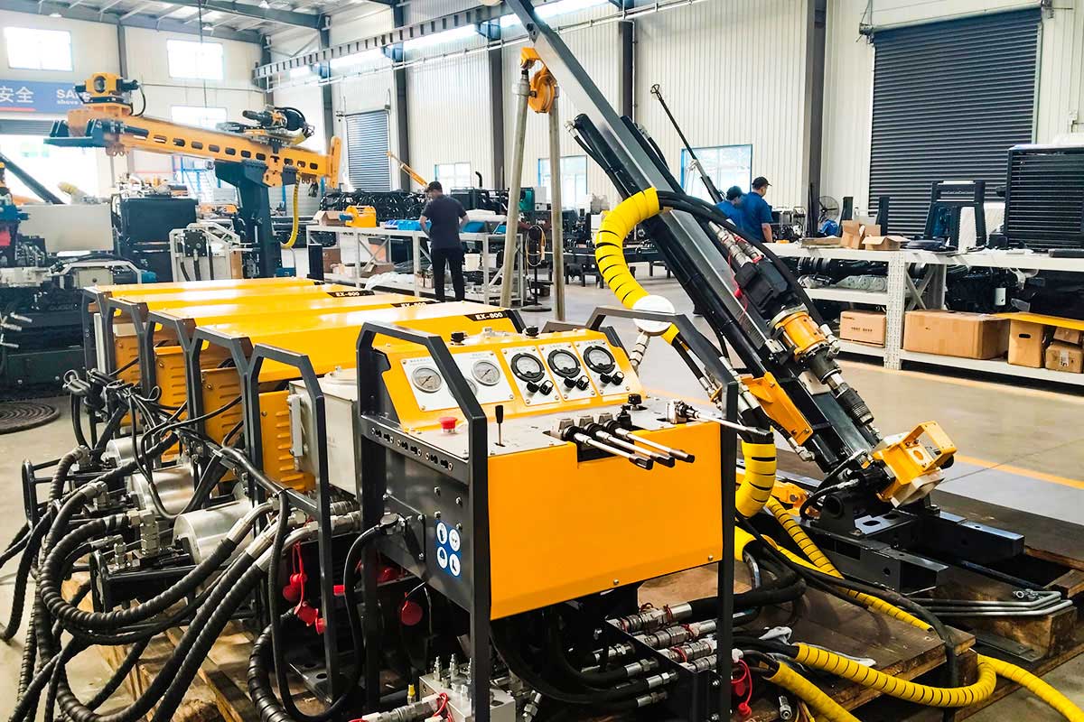 Fully hydraulic lightweight core drilling rig EX800