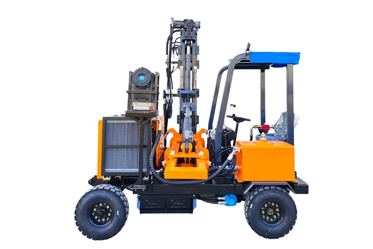 Wheeled Highway Guardrail Drilling Machine PH530