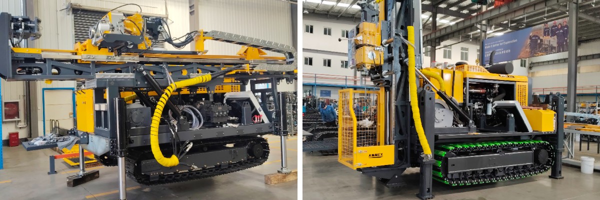 Máy khoan bánh xích thủy lực