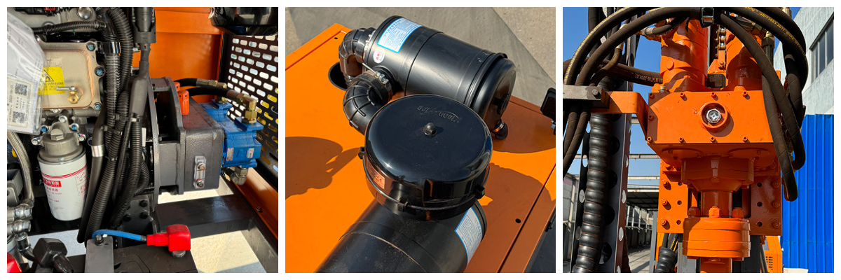 foreuse à ciel ouvert de fond de trou